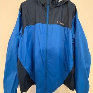 Columbia Two-Tone Blue Windbreaker